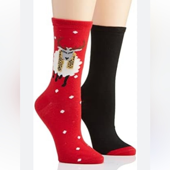 HUE Other - HUE Women’s Holiday Christmas Socks, 2 Pairs, NWT One Size